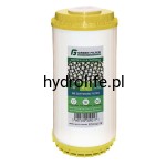 C10SFB.P - 10" wkład zmiękczający typu Big Blue - redukuje twardość wody poprzez wymianę jonów wapnia i magnezu na jony sodu